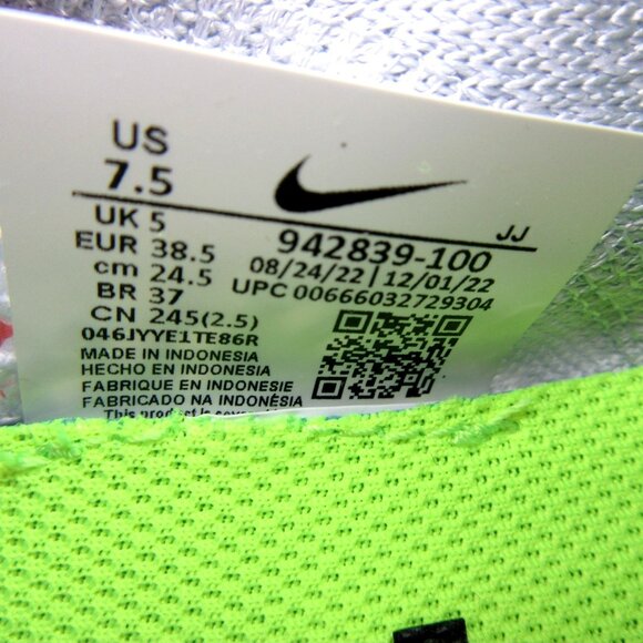 Nike Free RN Flyknit 2018 Womens Size 7.5 Running Shoes White NEW - Picture 11 of 14